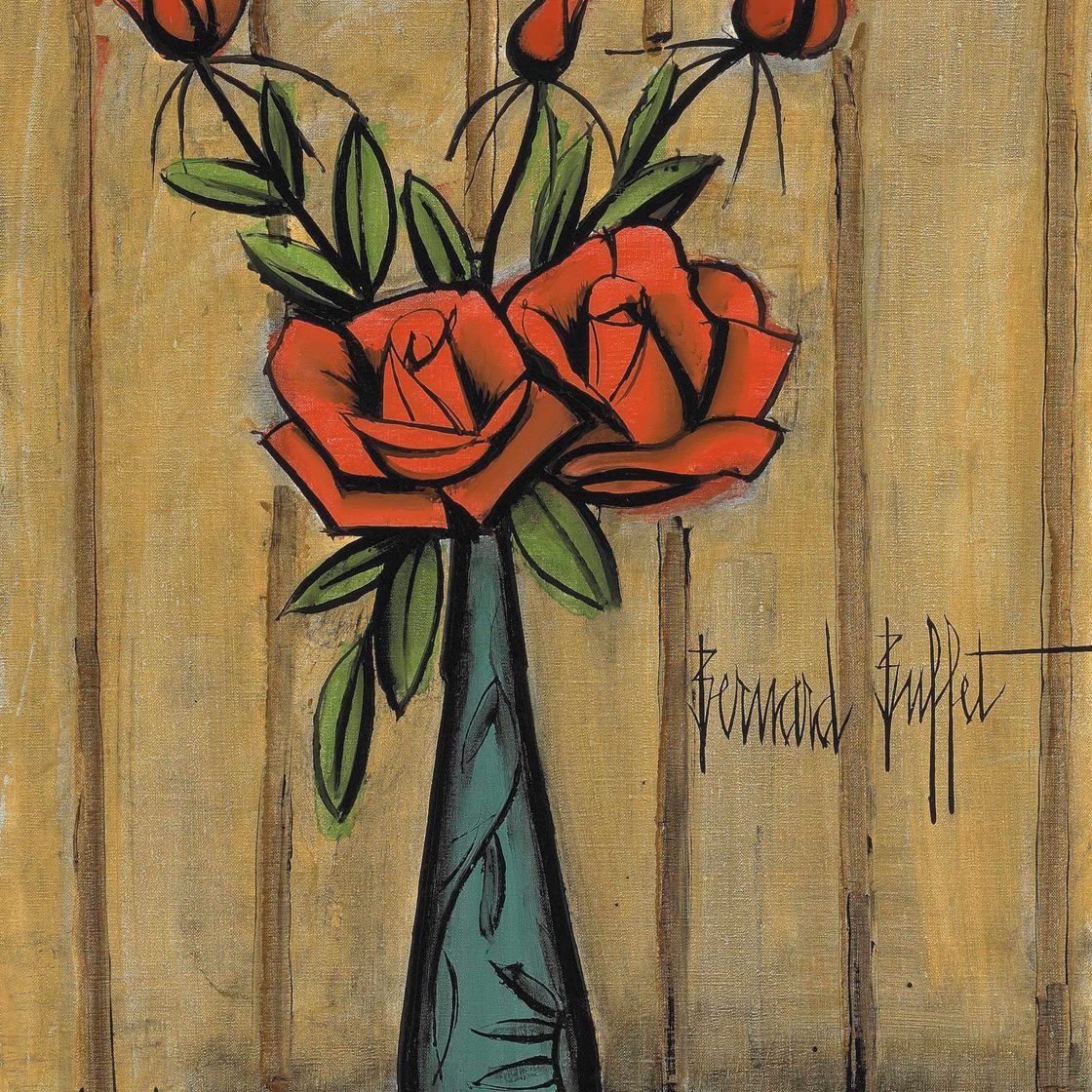 Bernard Buffet — Букет из роз