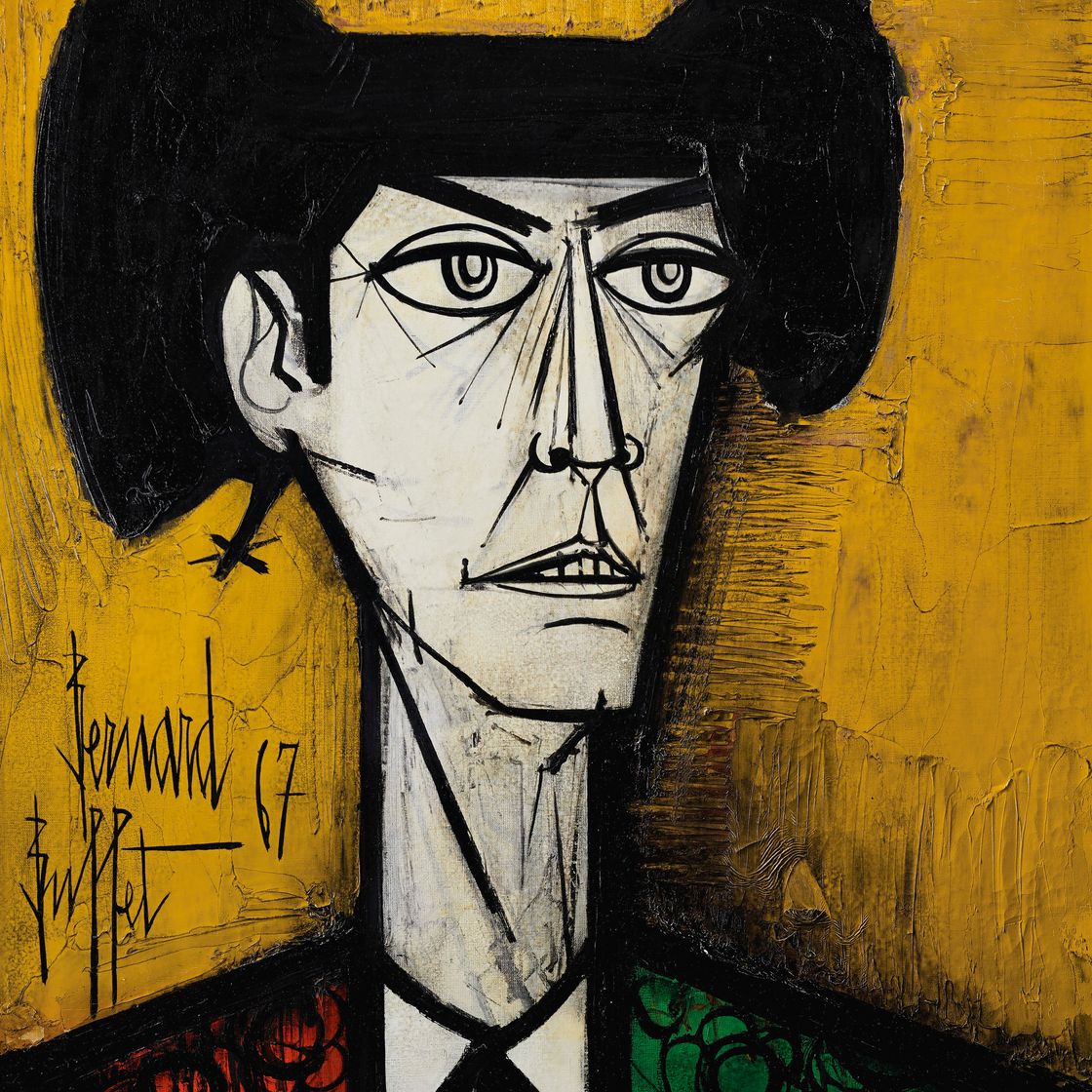 Bernard Buffet — Тореро с красными и зелеными глазами