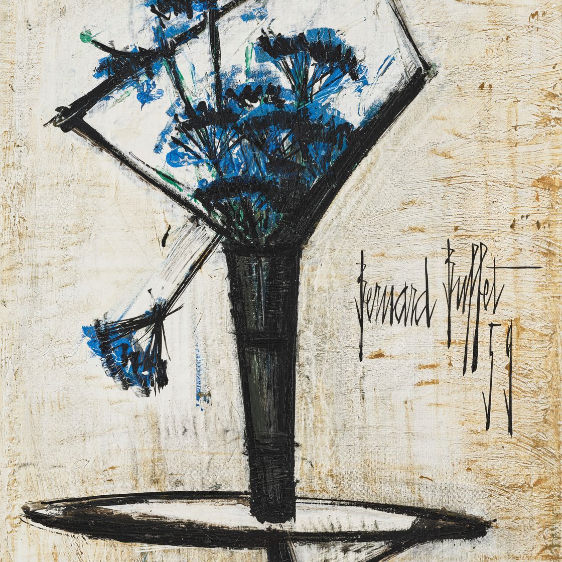 Bernard Buffet — Букет в руках стража, изображение 1