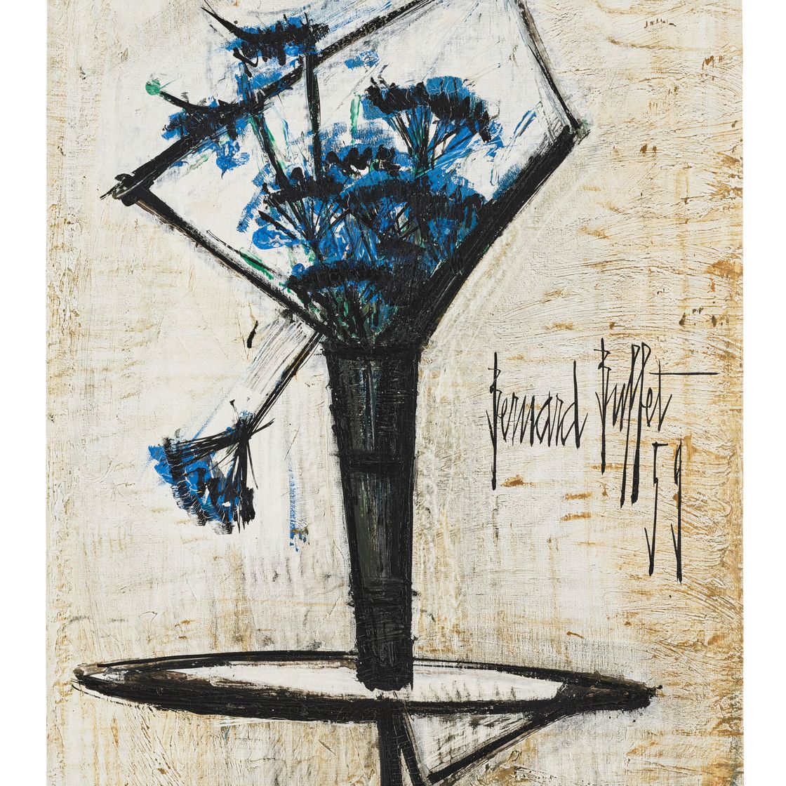Bernard Buffet — Букет в руках стража, изображение 2