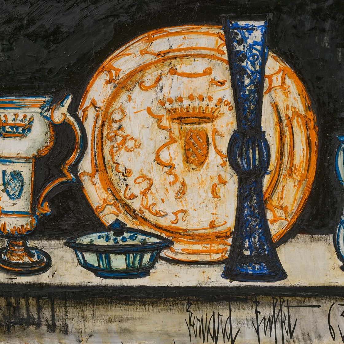 Bernard Buffet — Смерть природы среди ваз из Мустье, изображение 1