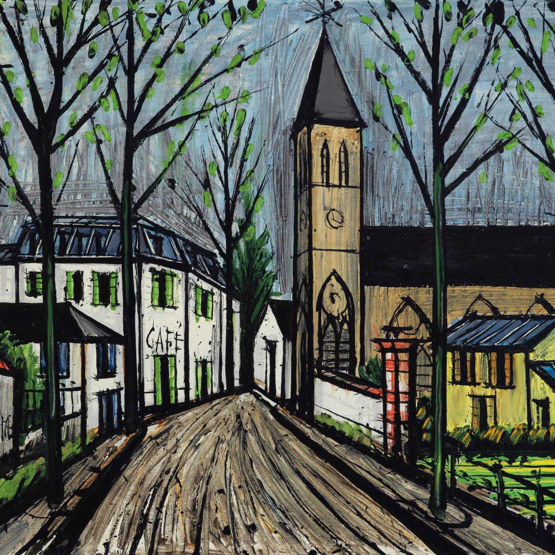 Bernard Buffet — Деревенская улица