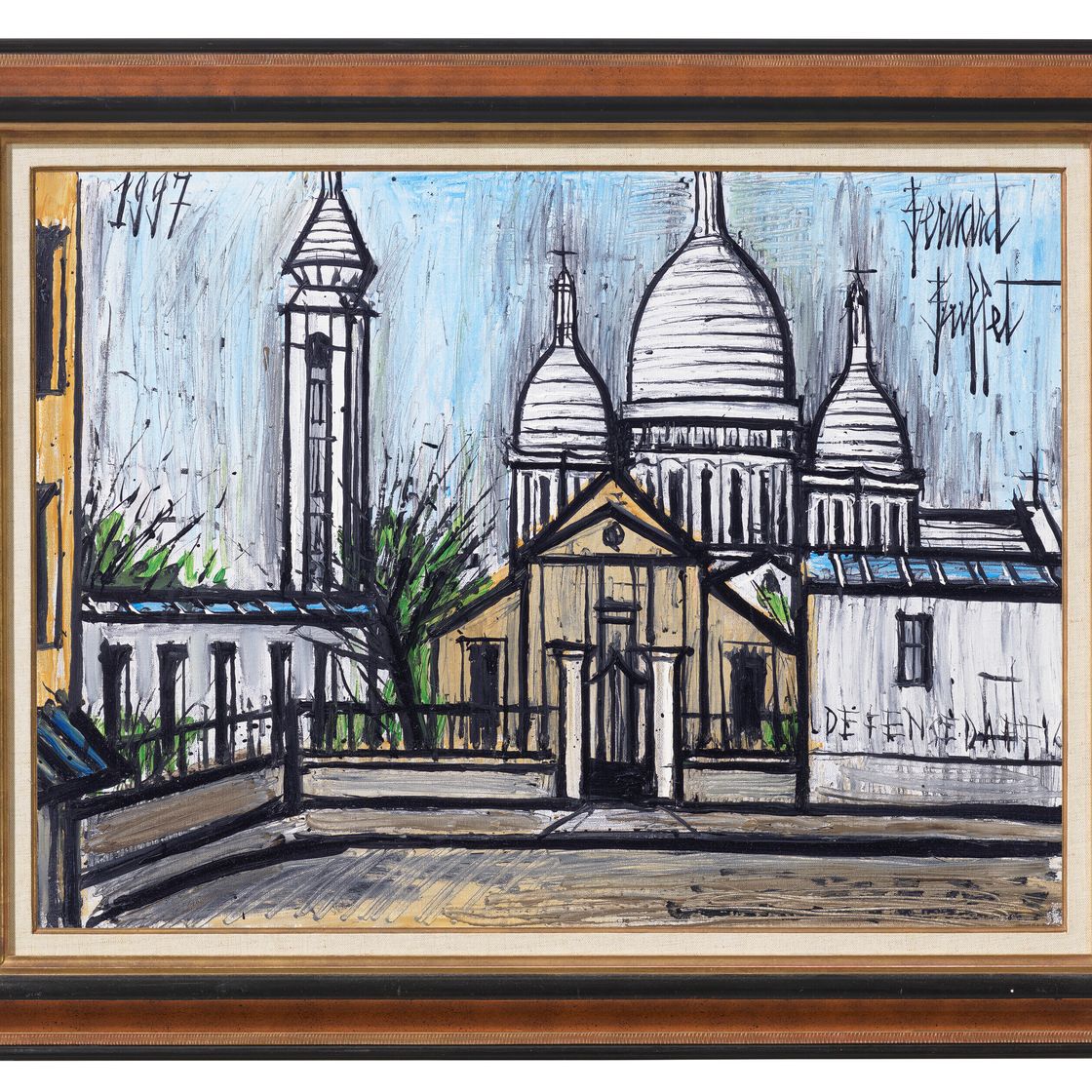 Bernard Buffet — Сен-Пьер-де-Монмартр и Сакре-Кер, изображение 2