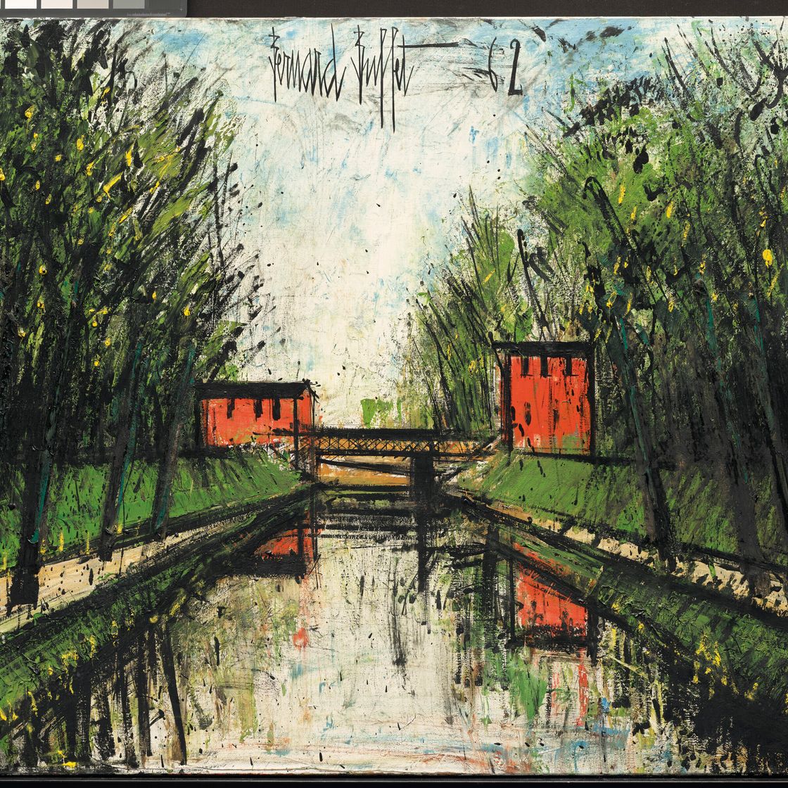 Bernard Buffet — Ле-Канал, окрестности Эвро, изображение 2