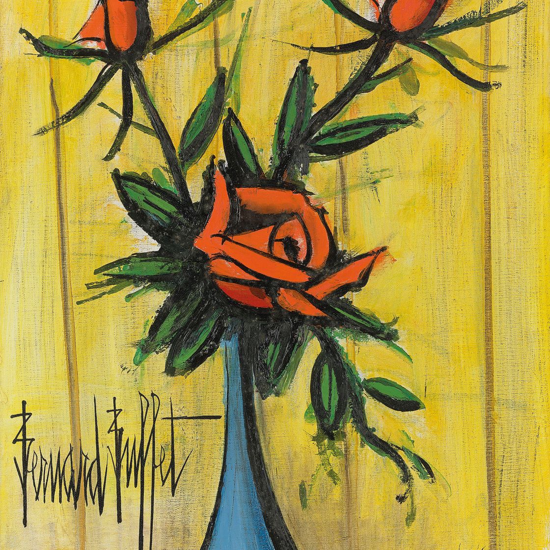 Bernard Buffet — Букет из роз