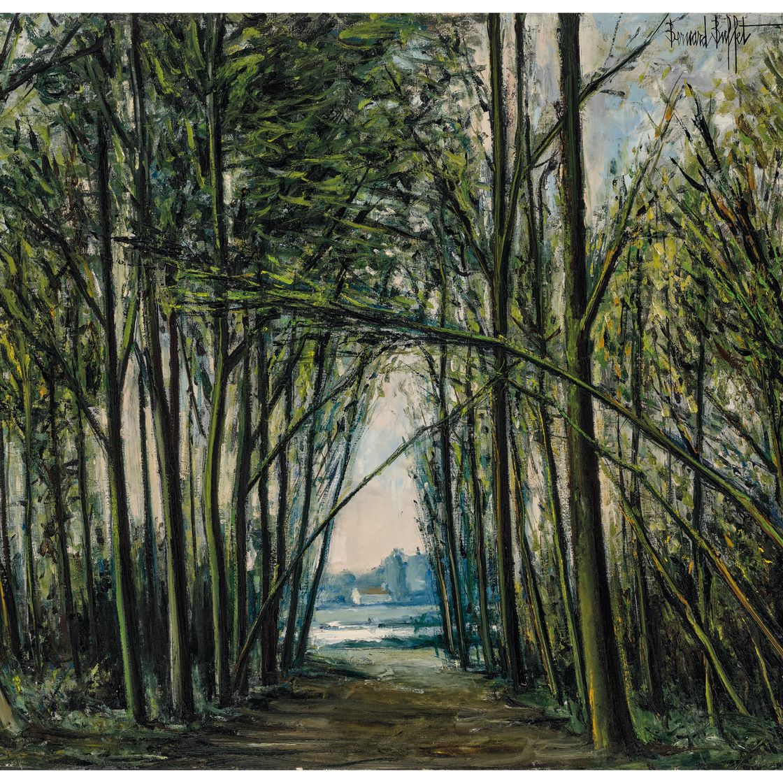 Bernard Buffet — Вилье, ле-пти-Буа, изображение 1
