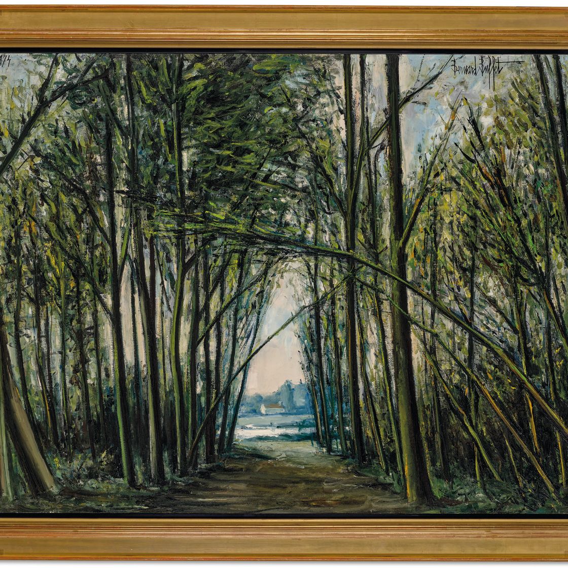 Bernard Buffet — Вилье, ле-пти-Буа, изображение 3