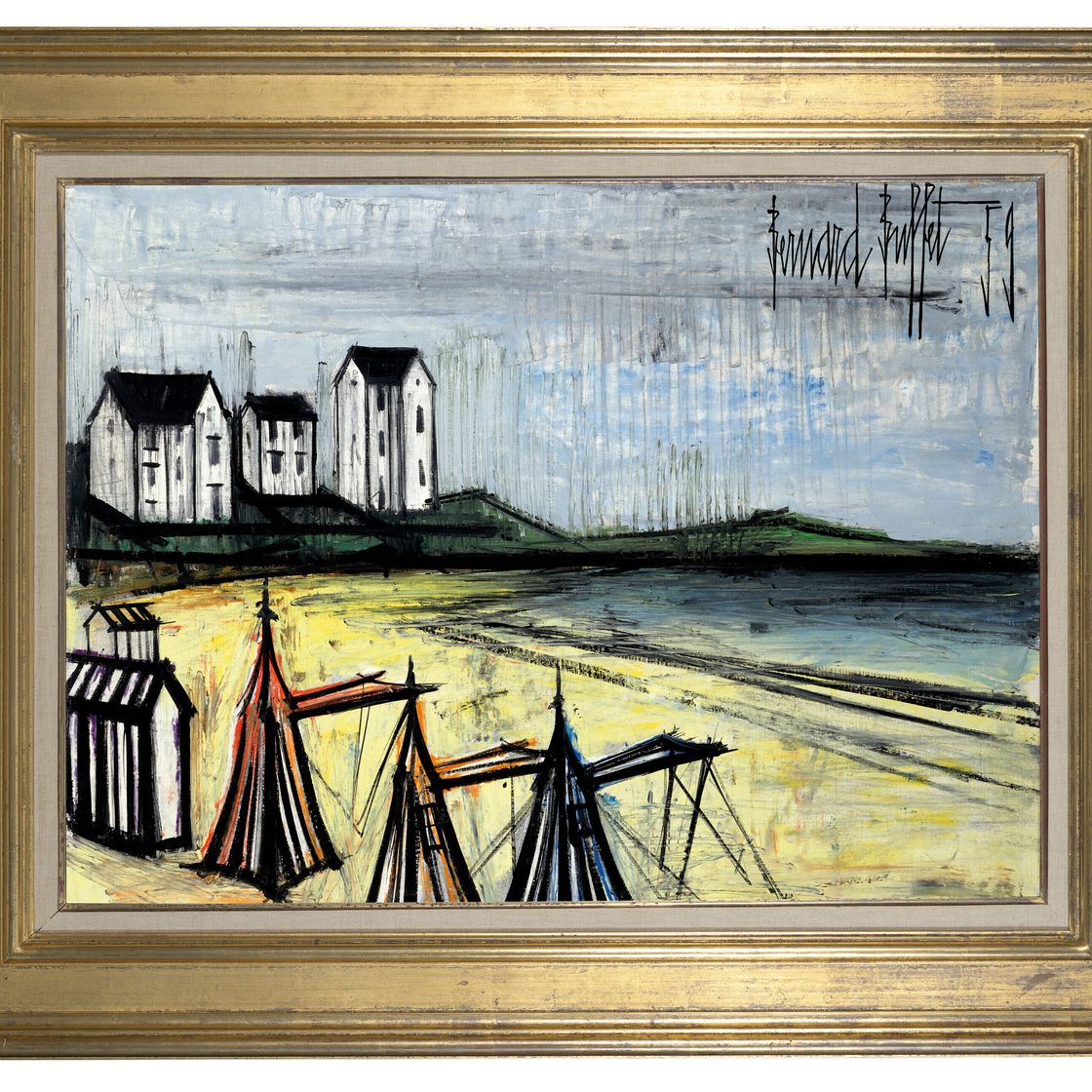 Bernard Buffet — Пляж, изображение 4