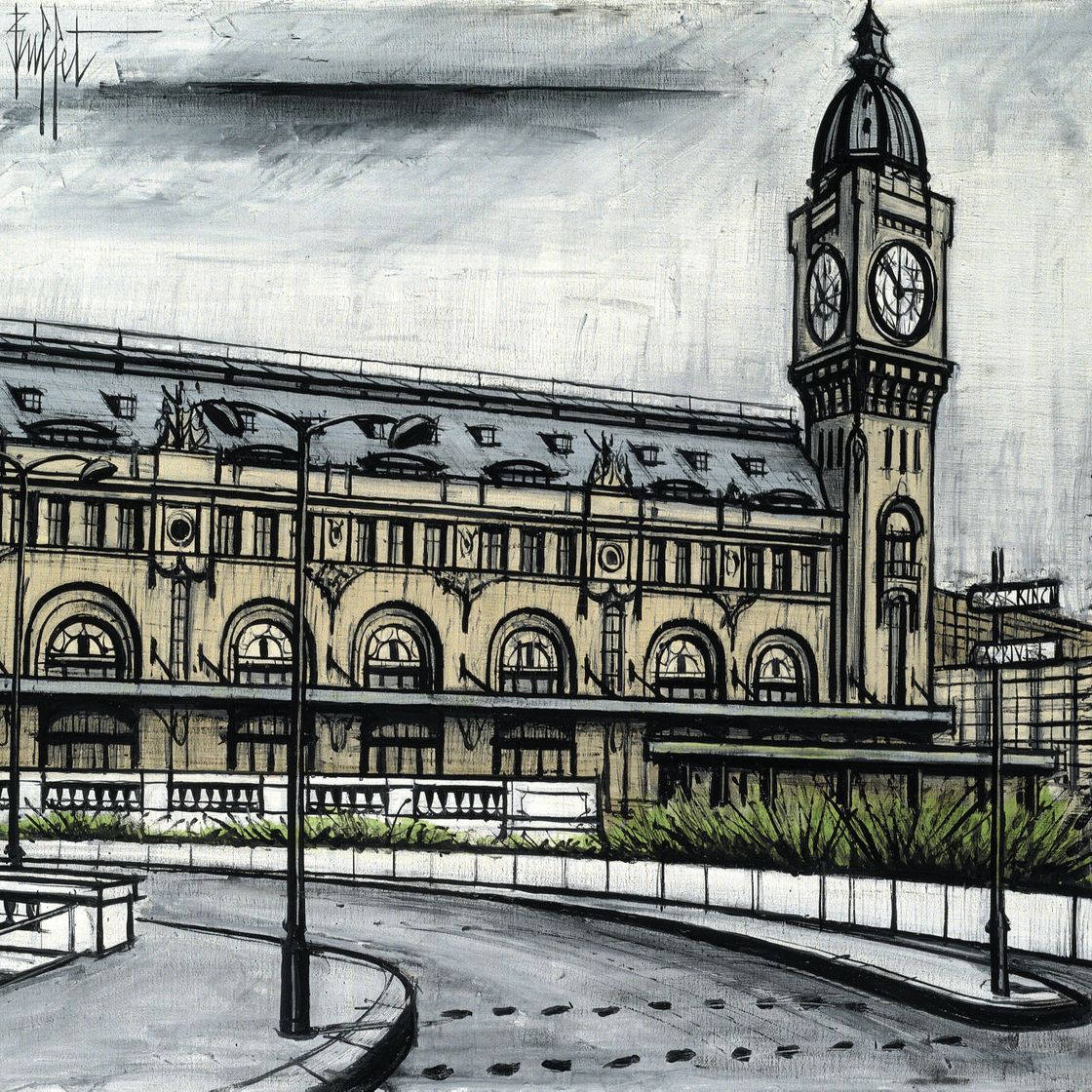 Bernard Buffet — Лионский вокзал и часовня