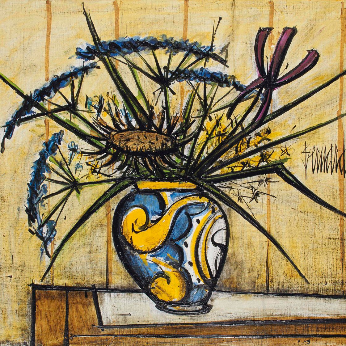 Bernard Buffet — Букет в стиле майолик