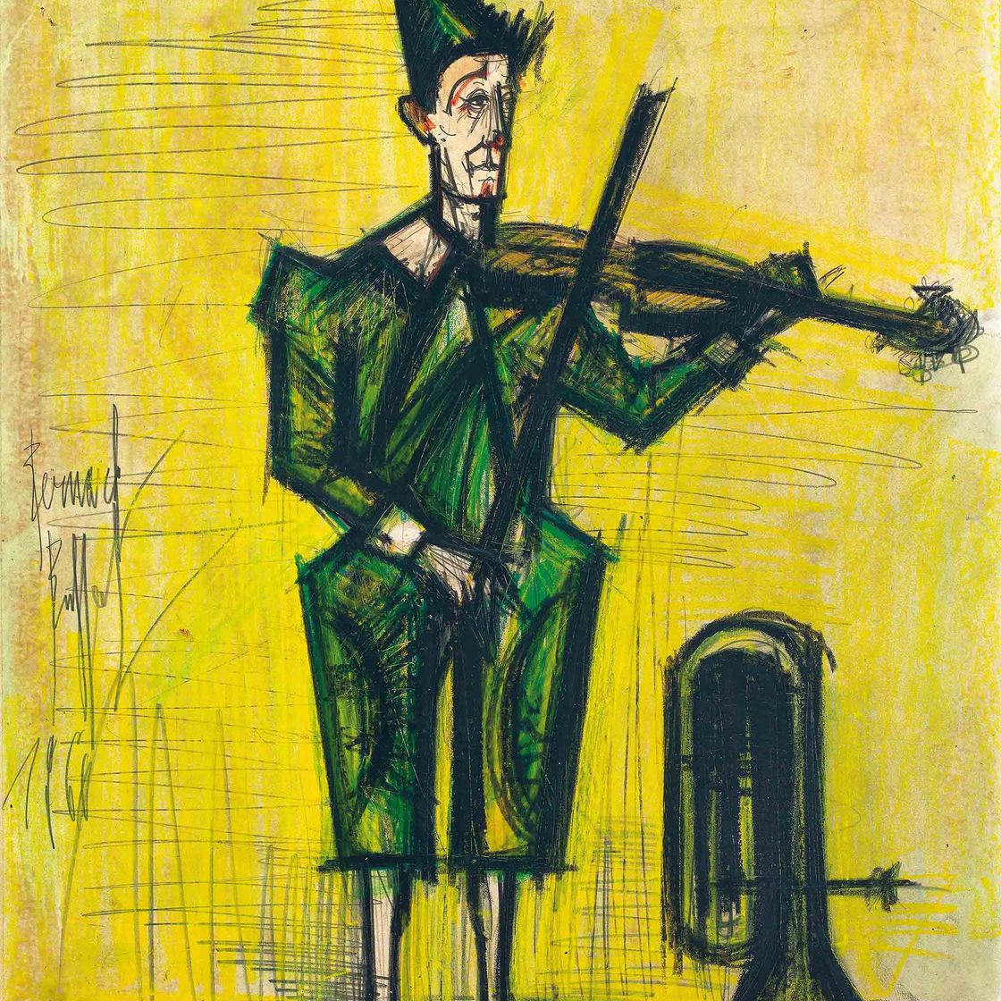Bernard Buffet — Музыкант-клоун