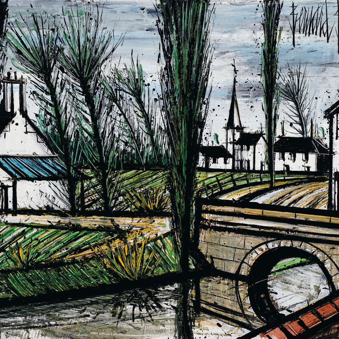 Bernard Buffet — Пон-сюр-ла-Ривьер, изображение 1