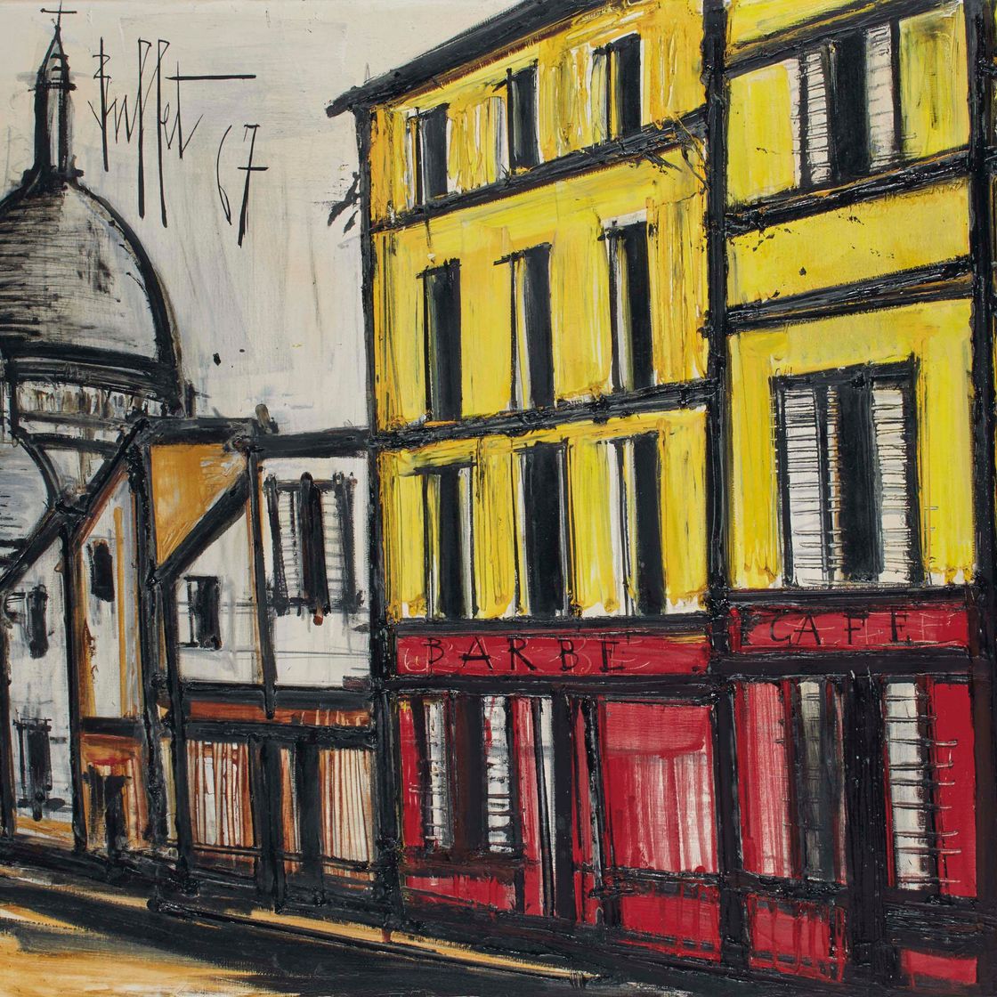 Bernard Buffet — Кафе-бар на Монмартре