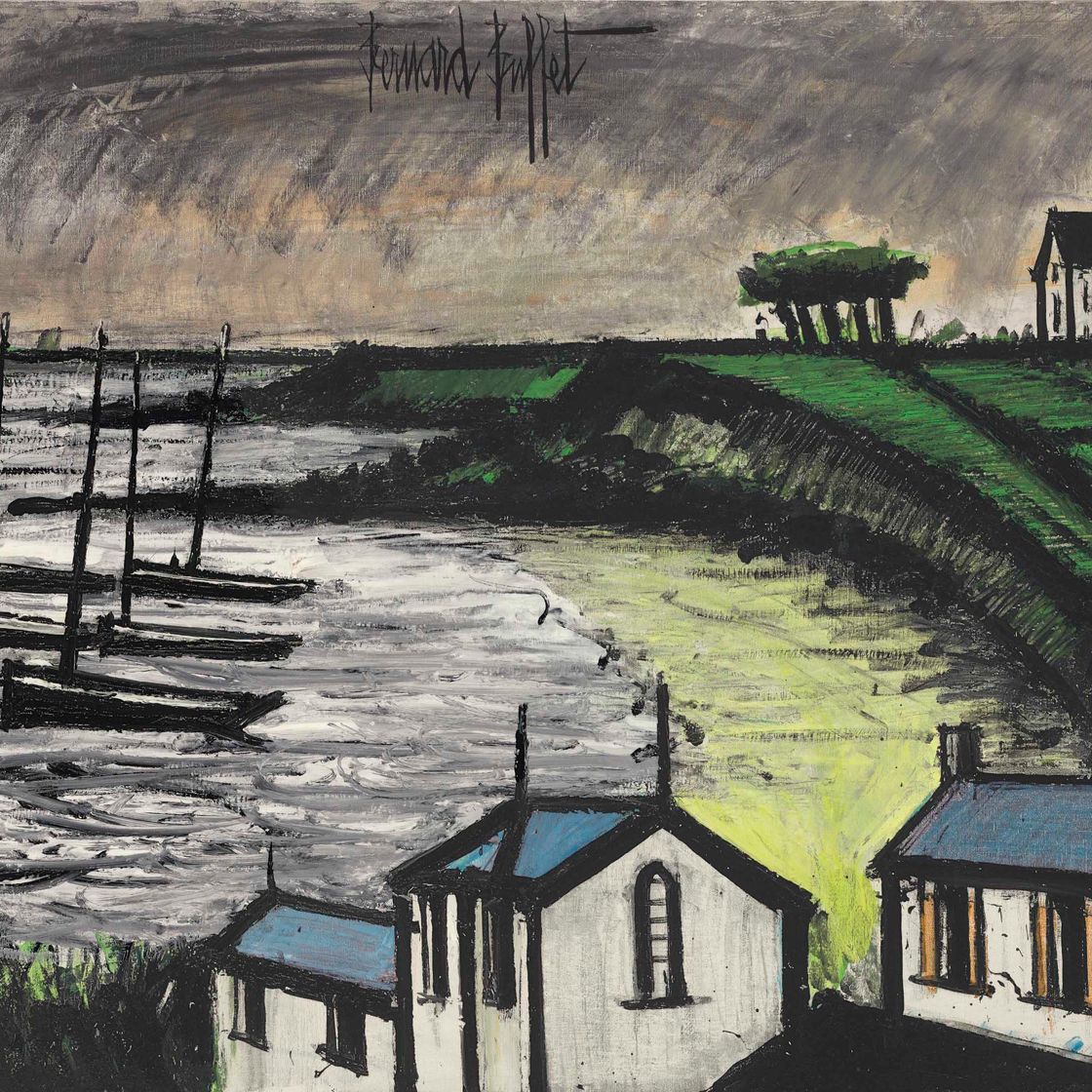 Bernard Buffet — Бато-пре-де-ла-пляж