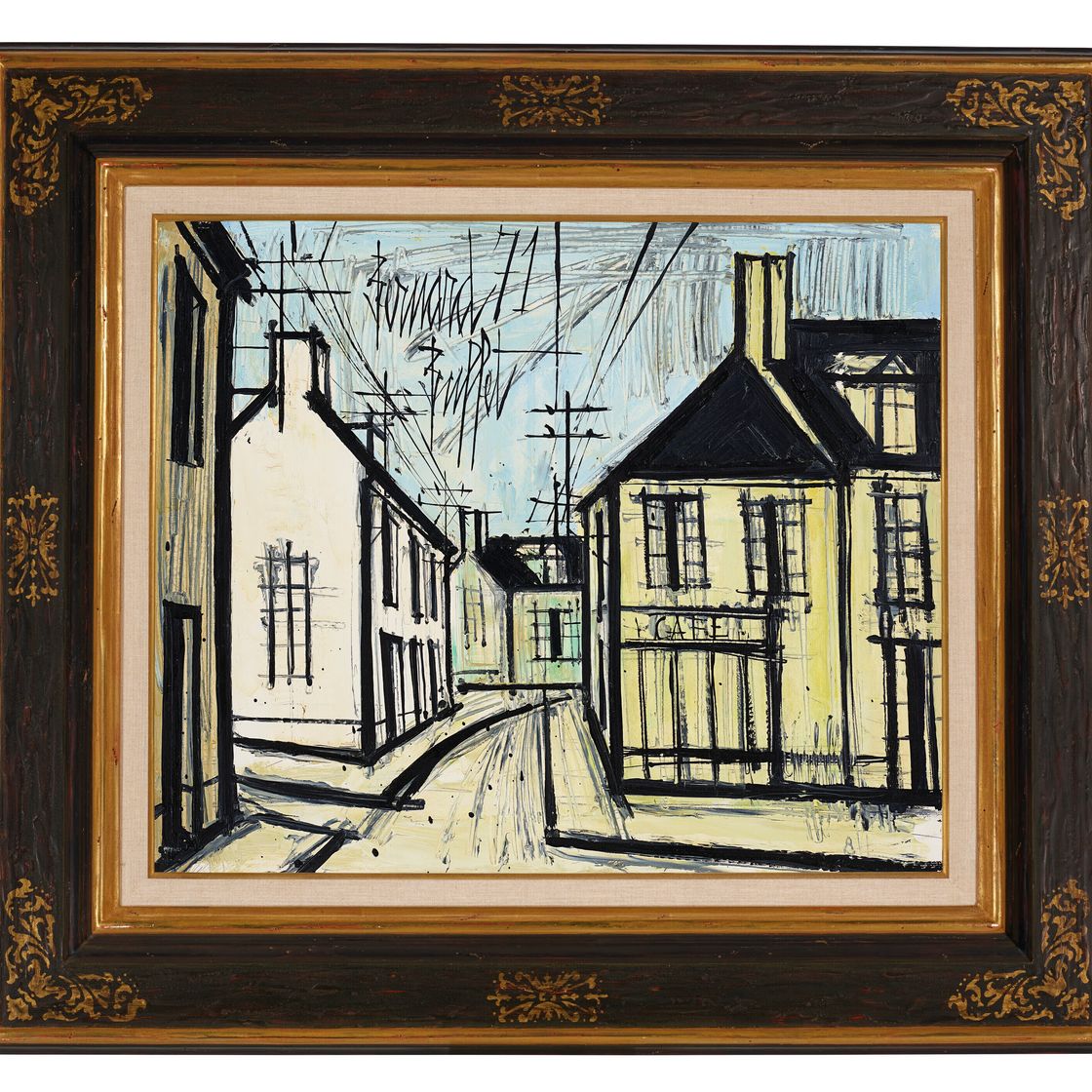 Bernard Buffet — Кафе в бане, изображение 2