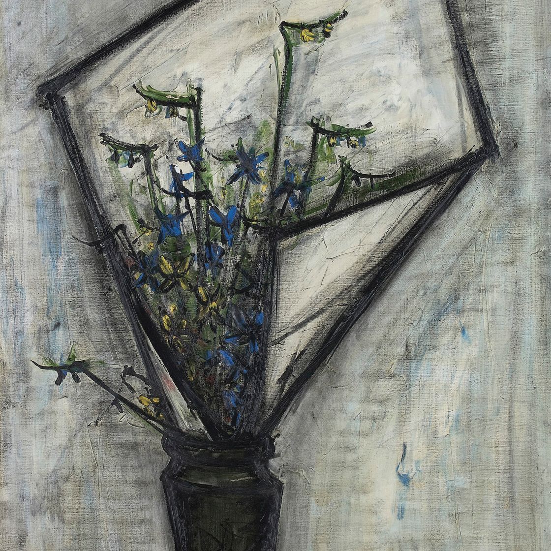 Bernard Buffet — Цветы в вазе