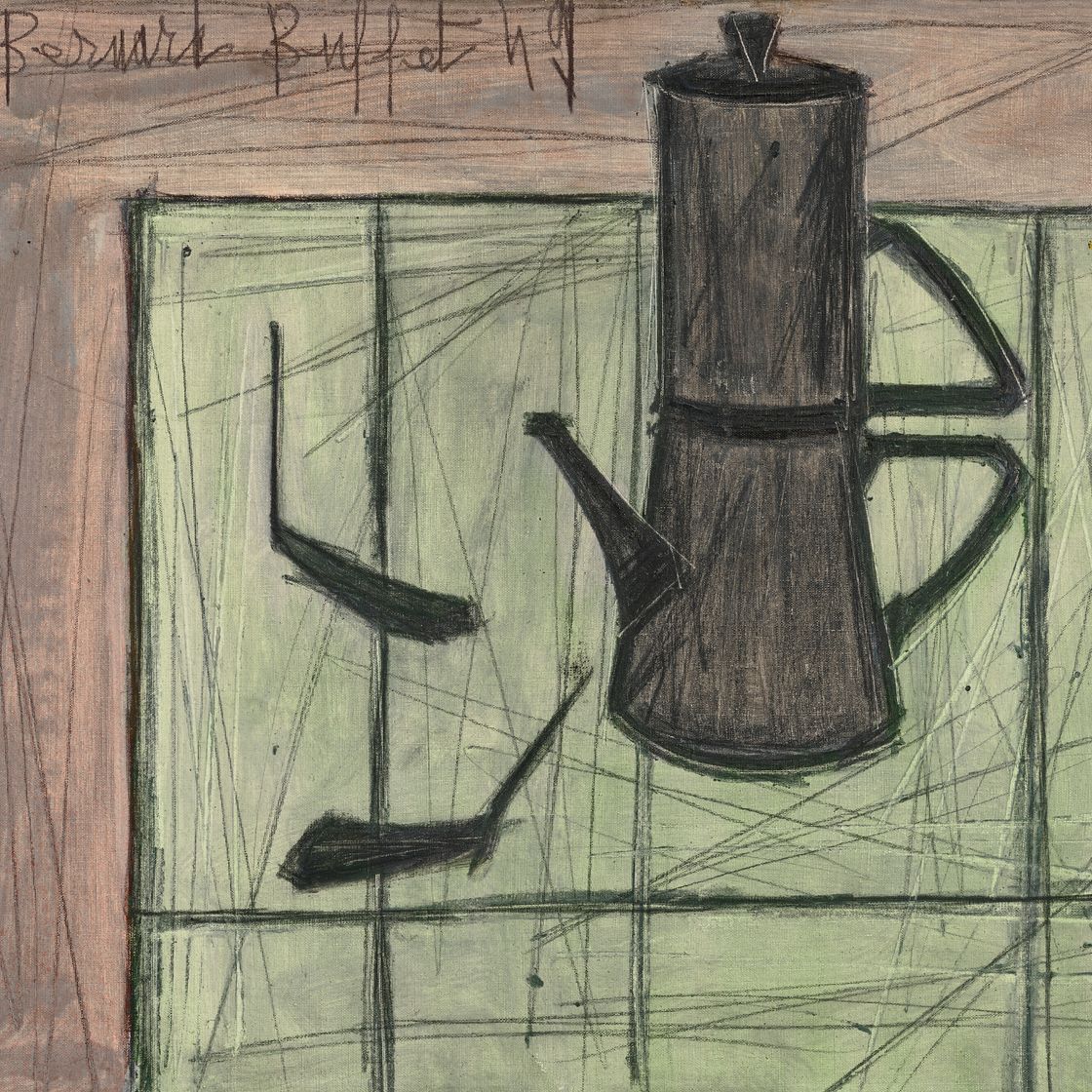 Bernard Buffet — Смерть природы в кафе, изображение 1