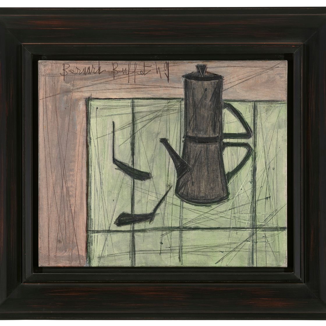 Bernard Buffet — Смерть природы в кафе, изображение 2
