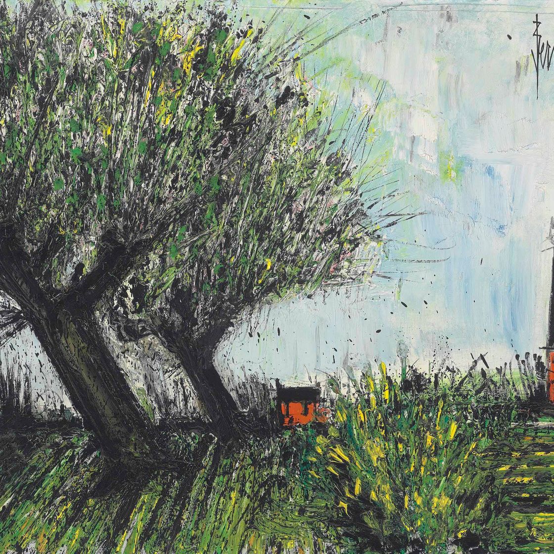 Bernard Buffet — Живописные окрестности Эрки