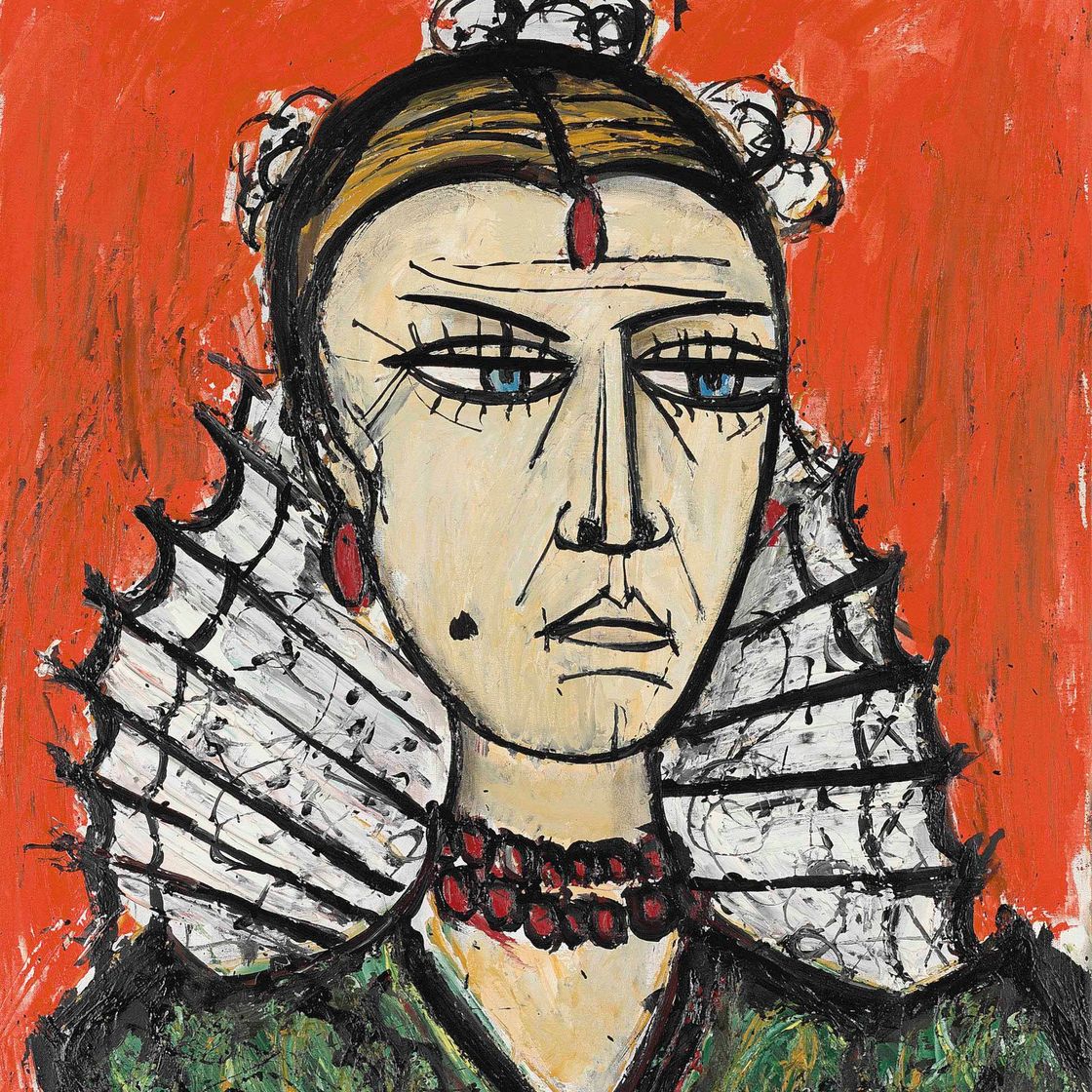 Bernard Buffet — Элизабет д'Эспань