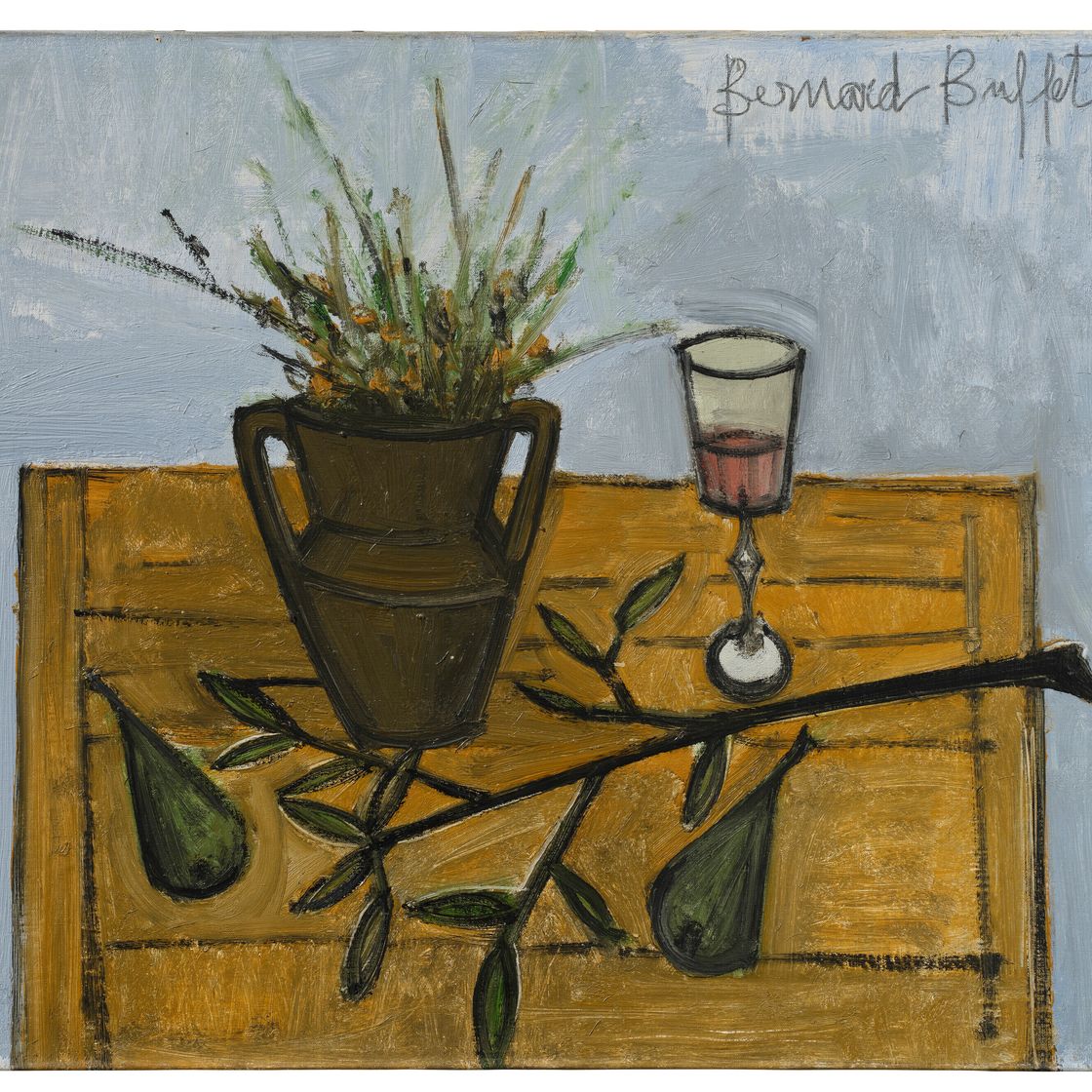 Bernard Buffet — Смерть природы в ветвях Оливье