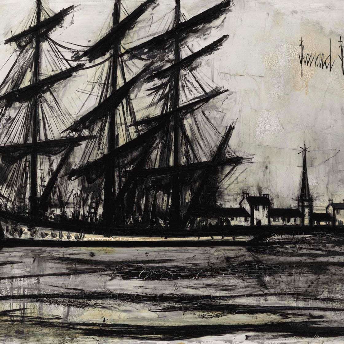 Bernard Buffet — Терре-Нойвас, деревня
