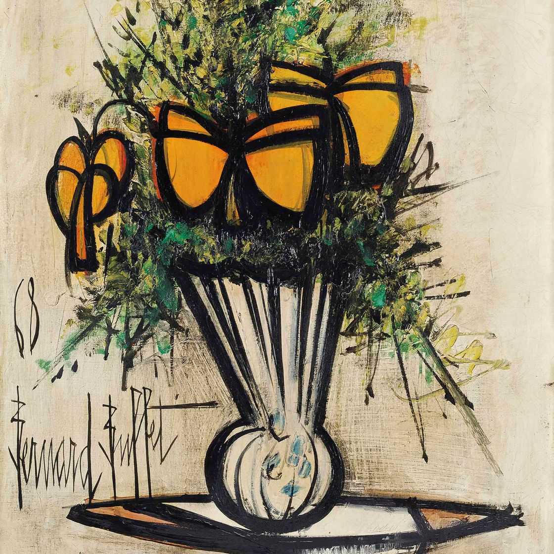 Bernard Buffet — Лиловый папильон
