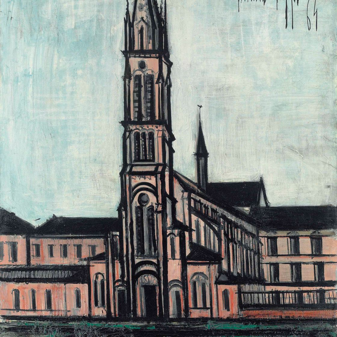 Bernard Buffet — Изящная роза