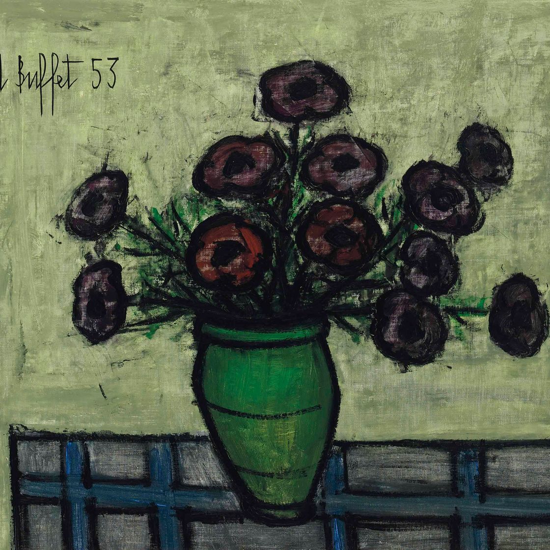 Bernard Buffet — Букет из цветов