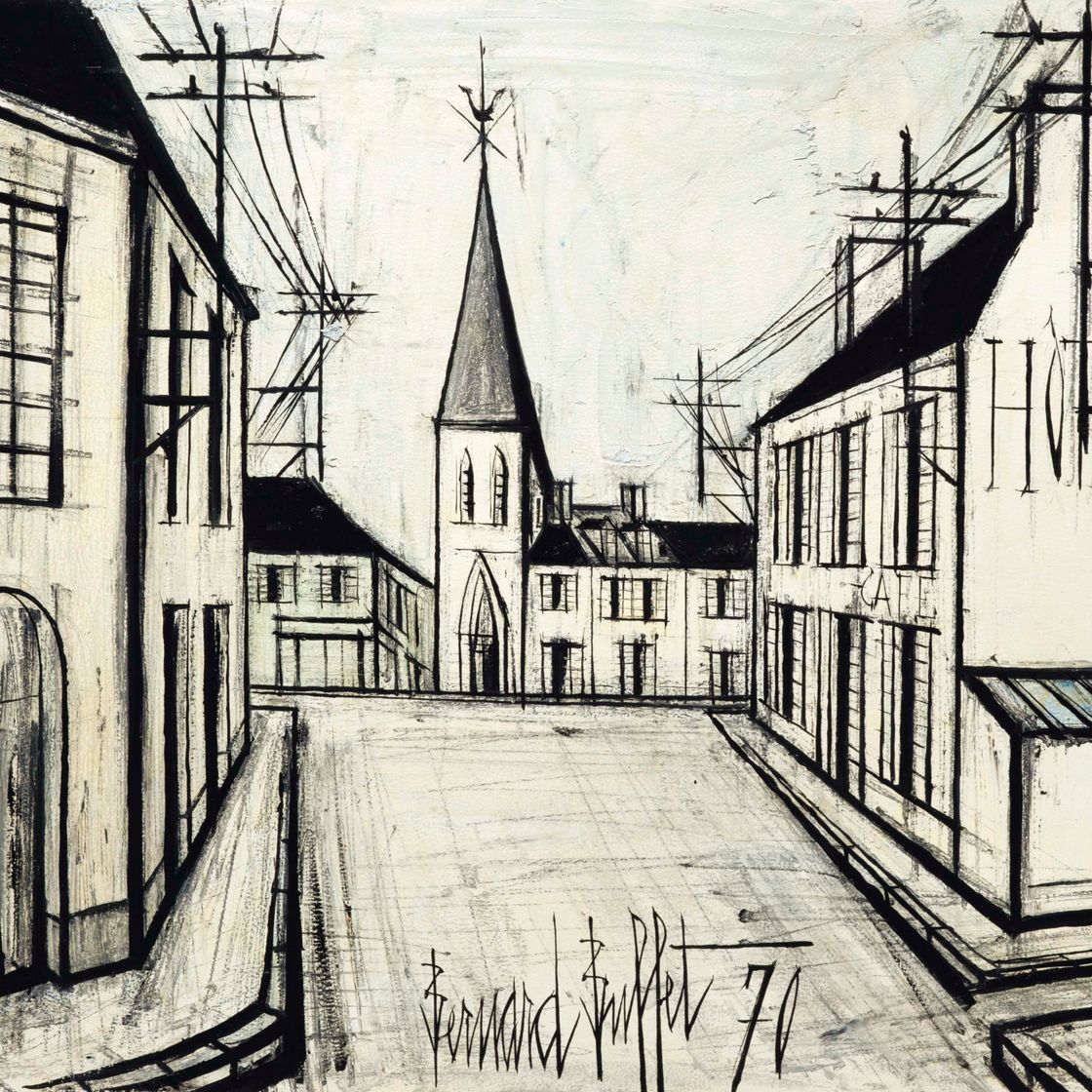 Bernard Buffet — Деревенская улица