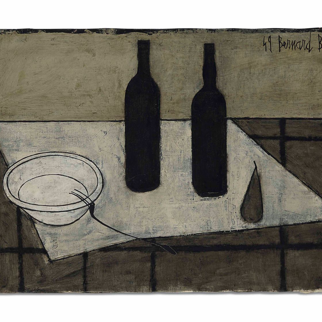 Bernard Buffet — Смерть природы в 2 бутилиях