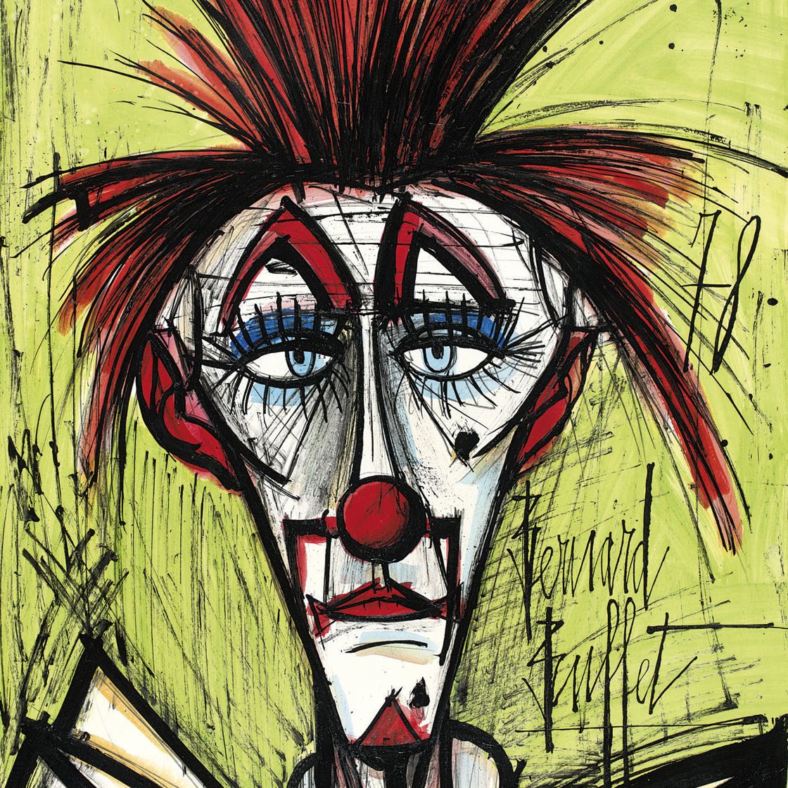 Bernard Buffet — Волосатый клоун