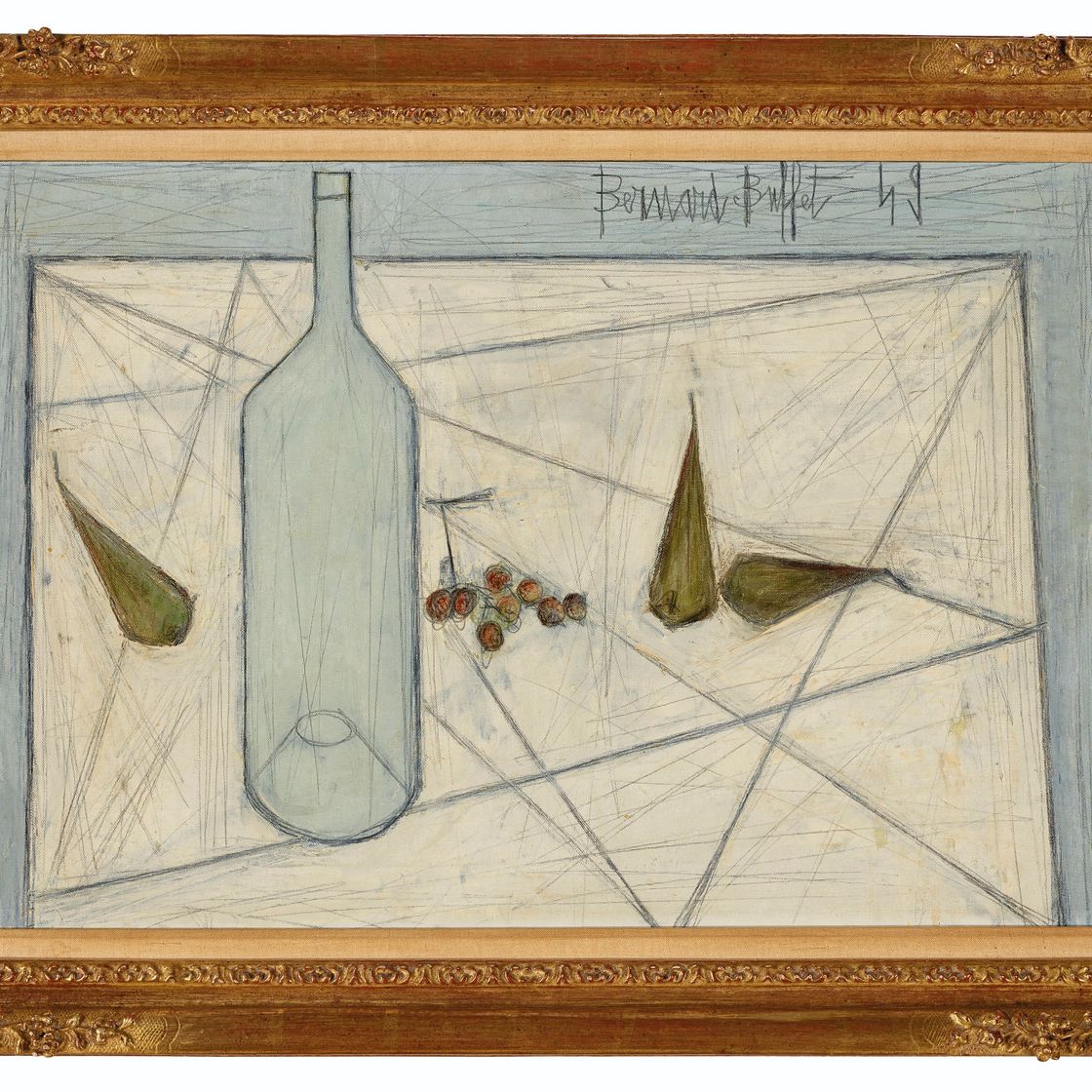 Bernard Buffet — Смерть природы в окружении фруктов, изображение 2