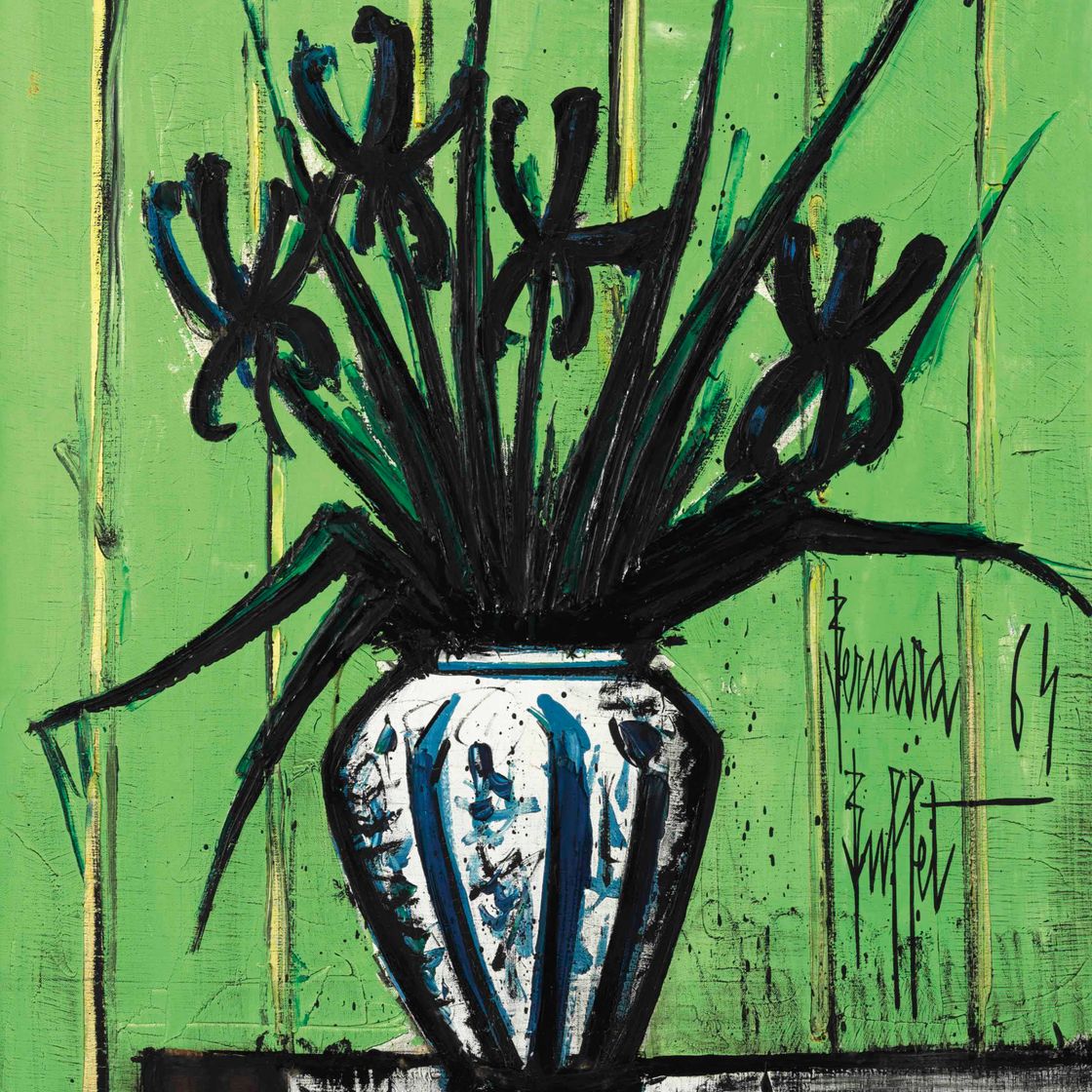Bernard Buffet — Ваза с цветами