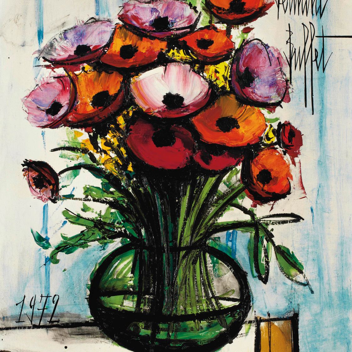 Bernard Buffet — Анемоны