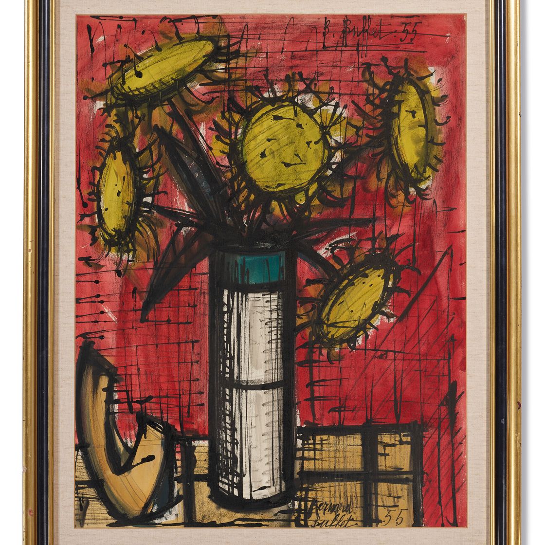 Bernard Buffet — Турнезоль с дыней, изображение 2