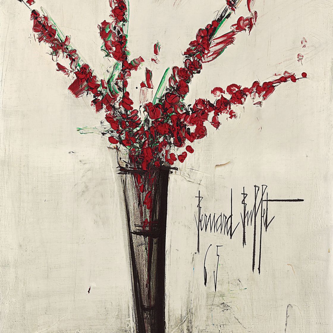 Bernard Buffet — Ваза с цветами