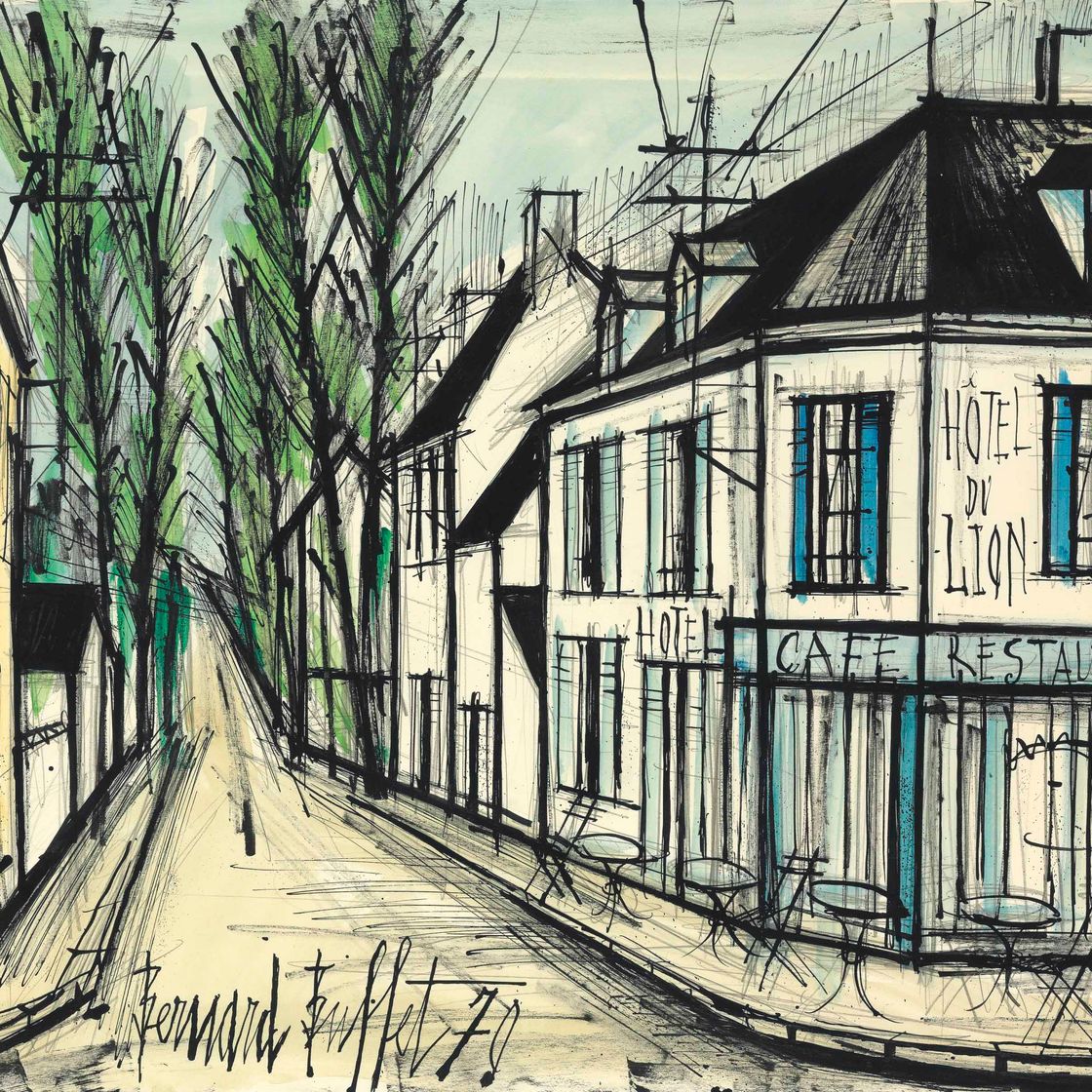 Bernard Buffet — Отель "Дю Лион"