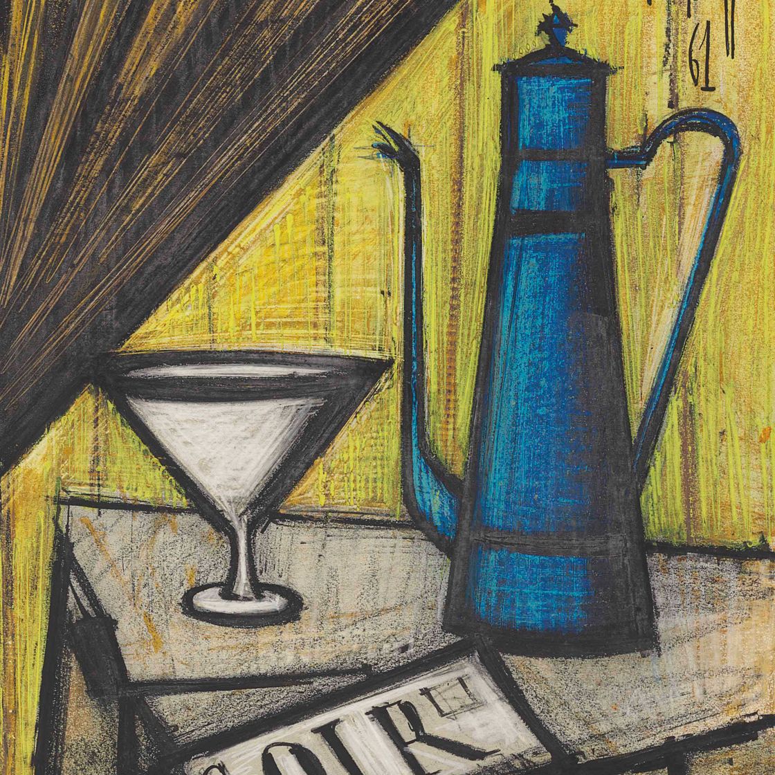 Bernard Buffet — Смерть природы в голубом кафе