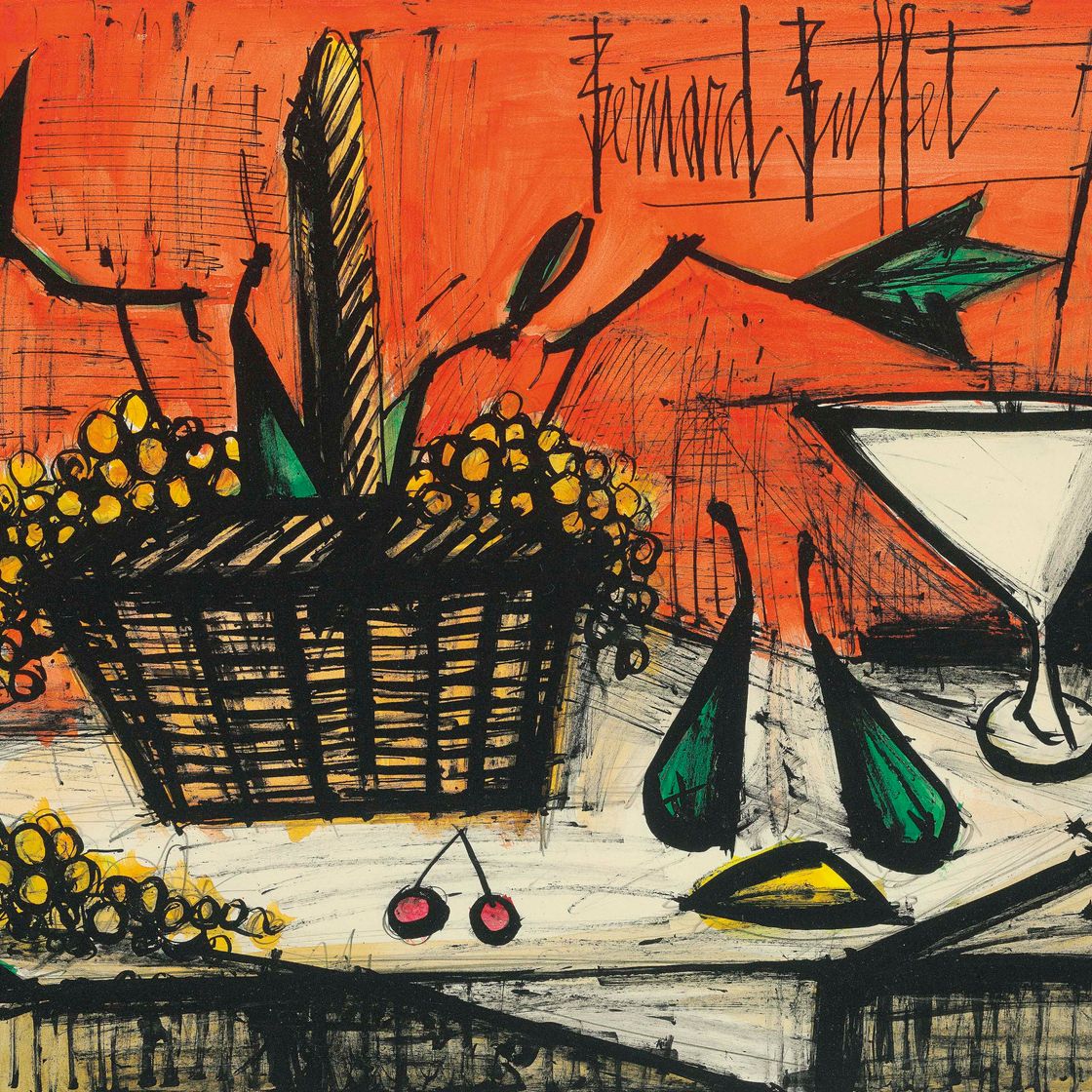 Bernard Buffet — Смерть природы в окружении изюма