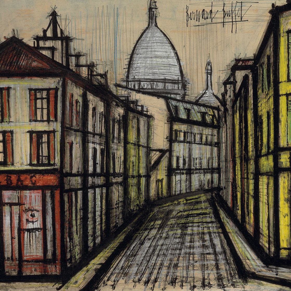 Bernard Buffet — Улица Монмартра