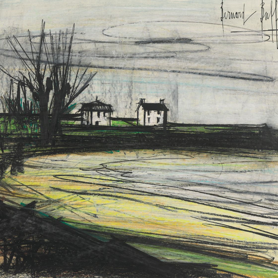 Bernard Buffet — Пляж в Бретани