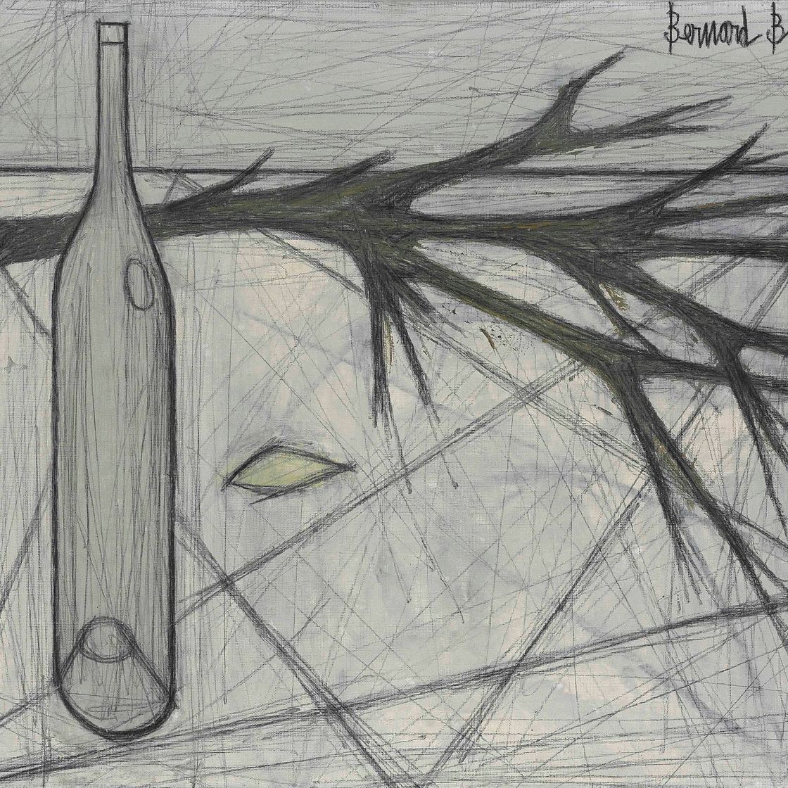 Bernard Buffet — Бутыль и мертвая ветвь