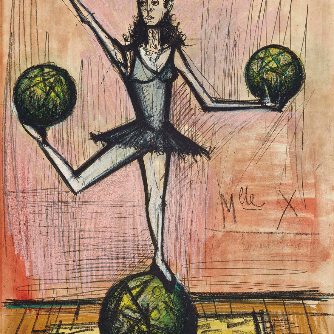 Bernard Buffet — Мадемуазель Икс