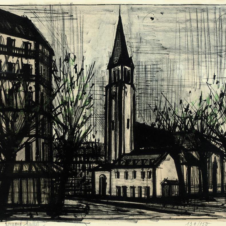 Bernard Buffet — Сен-Жермен-де-Пре (Солье, 35)