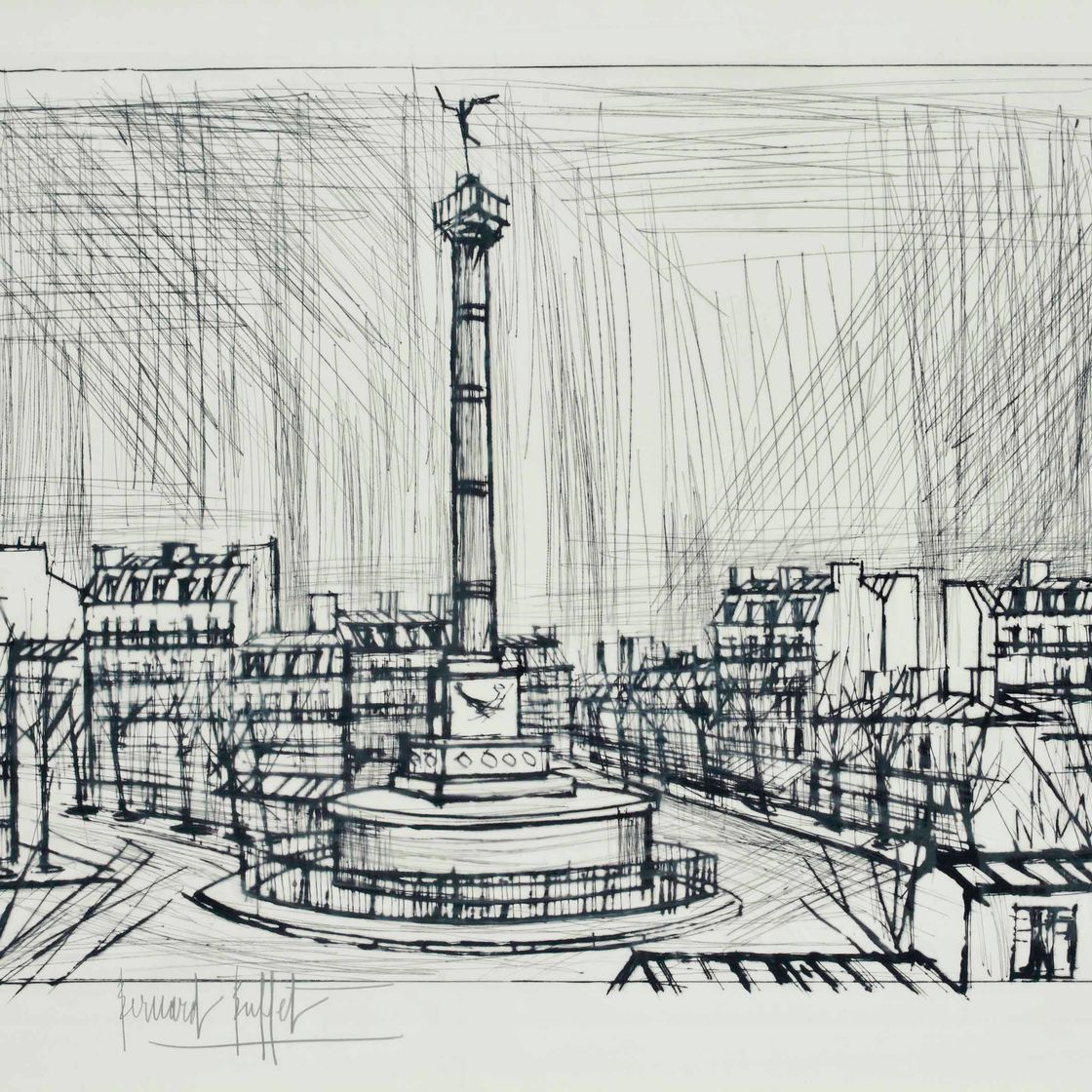Bernard Buffet — Площадь Бастилии