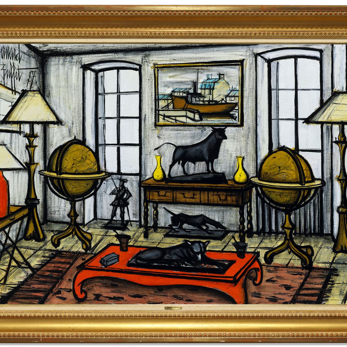Bernard Buffet — Ла-Бом, два маппемонда, изображение 2