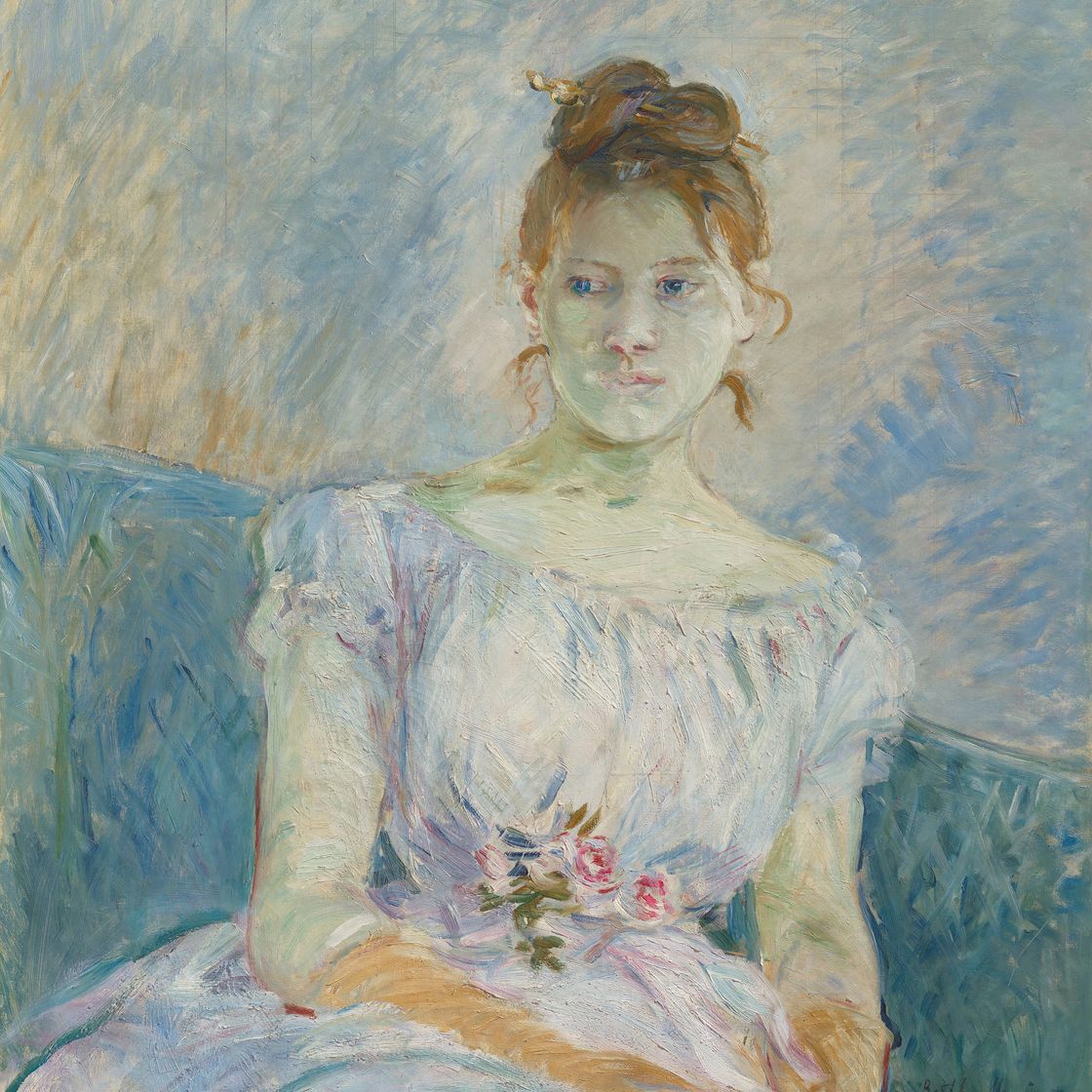 Berthe Morisot — Пол Гобийяр в балахонном одеянии