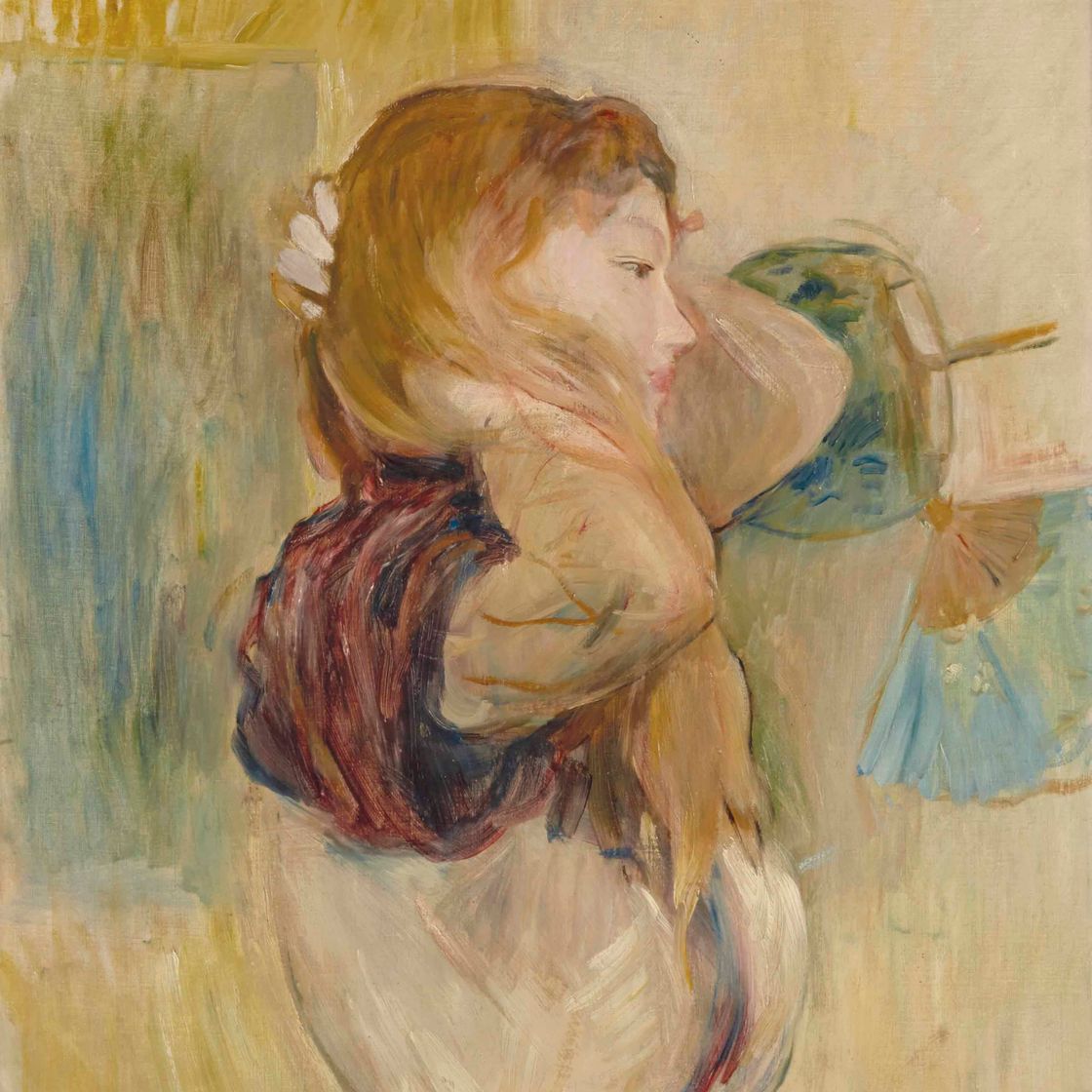 Berthe Morisot — Молодая женщина, соответствующая своему стилю