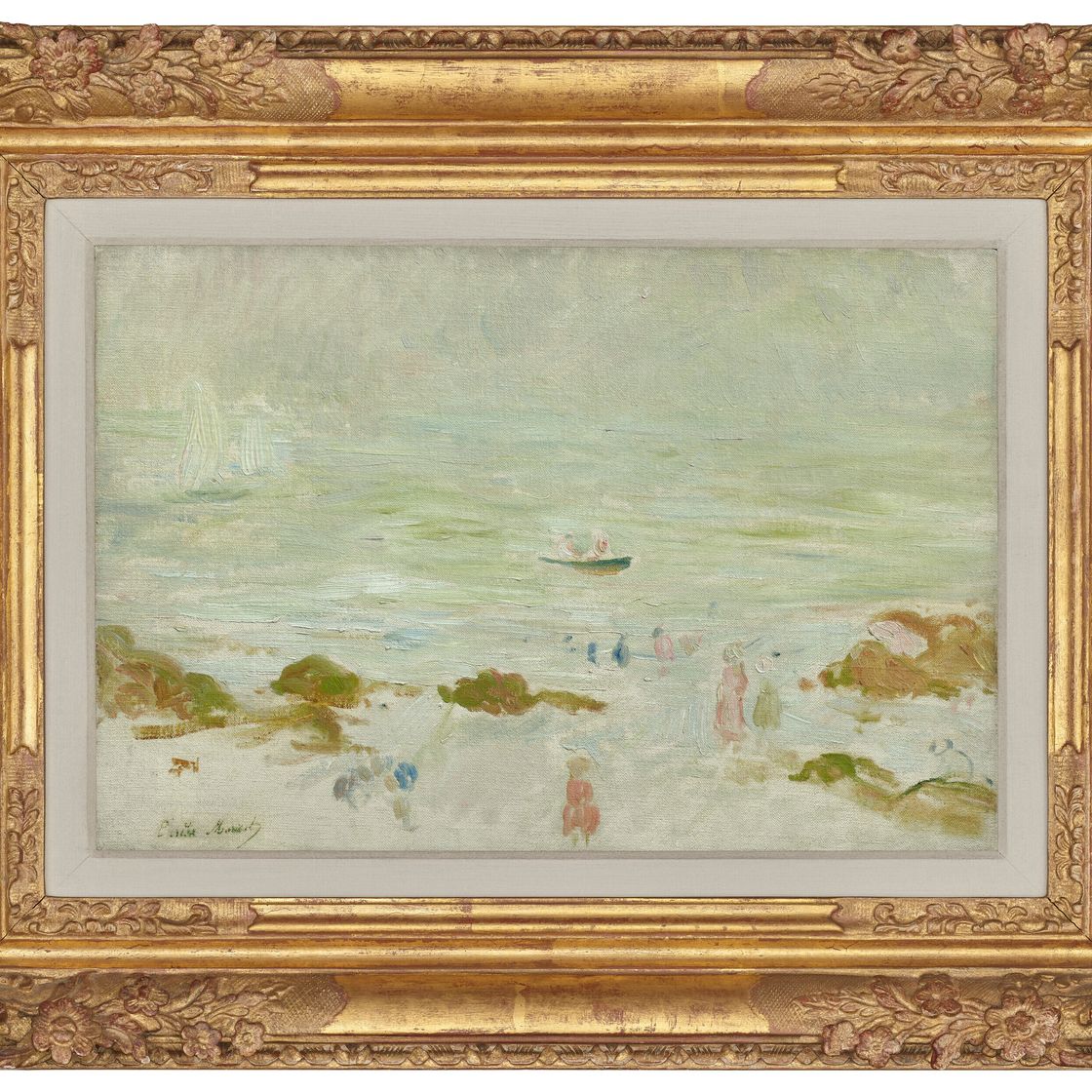 Berthe Morisot — Пляж графини в брюмах, изображение 2